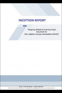📂 D-01_Final Inception Report of Consultancy Services for the Designing Website and Archiving Project Documents for URU, RAJUK, under Package No. URP/RAJUK/S-14-এর কভার ইমেজ